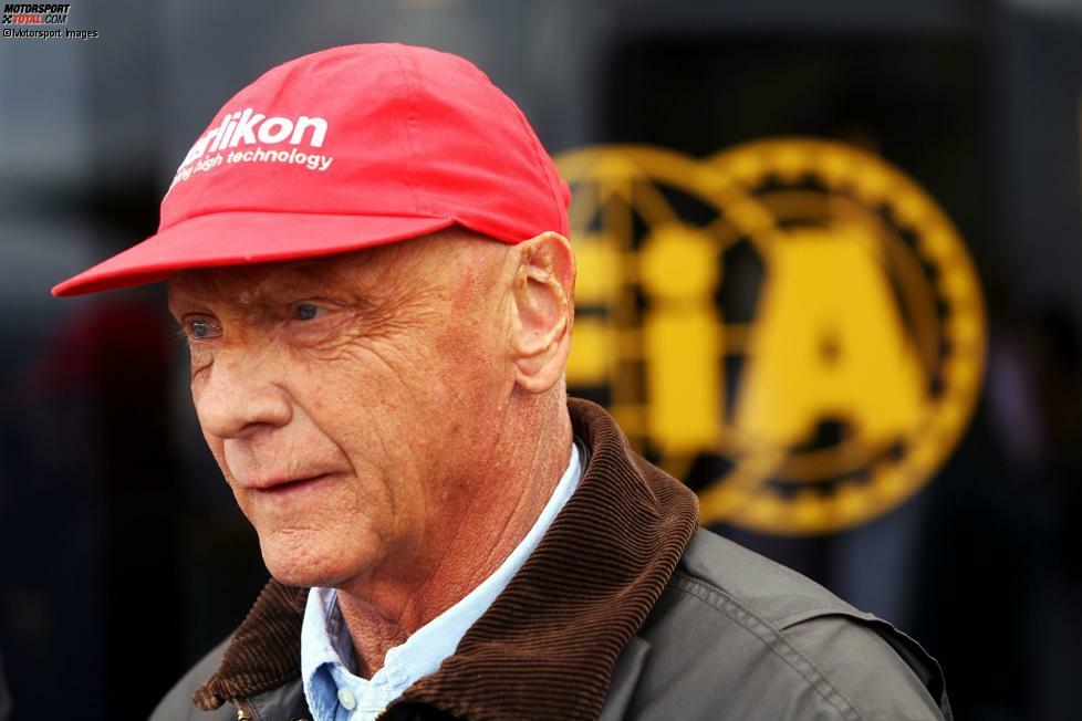 Niki Lauda vor zehn Jahren ...