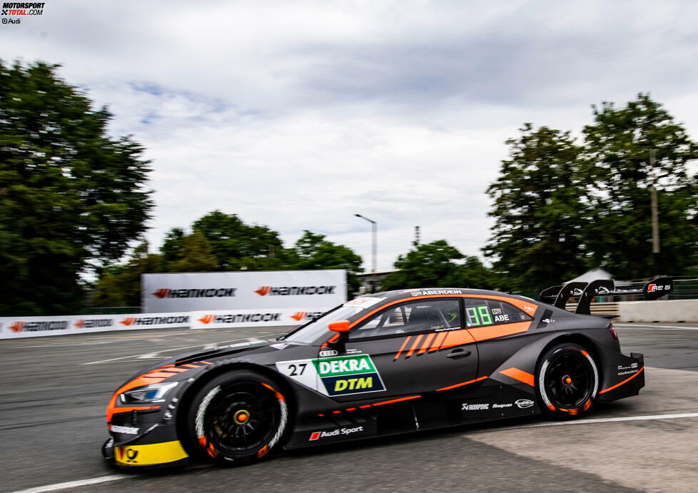 Jonathan Aberdein vom Kundenteam WRT Team Audi Sport sammelte in seiner ersten DTM-Saison 67 Punkte und war damit der beste Rookie des Jahres 2019.