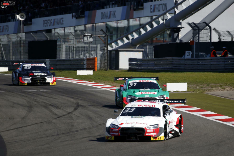 Nürburgring (Sa): Der Matchball naht. Und Rast tut mit Pole und Sieg, was er tun muss. Müller patzt hingegen erneut und legt von Startplatz drei einen Frühstart hin. Wittmanns elfter Platz wirft den BMW-Piloten endgültig aus dem Titelrennen. 
Stand: RAS (262), MÜL (215), WIT (182)