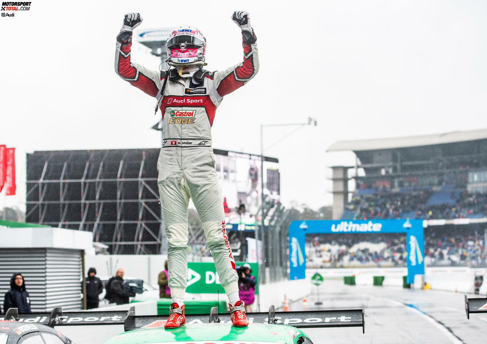 Saisonfinale in Hockenheim (So): Das große Saisonfinale gehört Müller. Er erbt die Pole-Position vom bestraften Rockenfeller. Und im Chaos-Rennen lässt er sich nicht aus der Ruhe bringen. Wittmann kann nicht mehr mithalten. 
Endstand: RAS (322), MÜL (250), WIT (202)