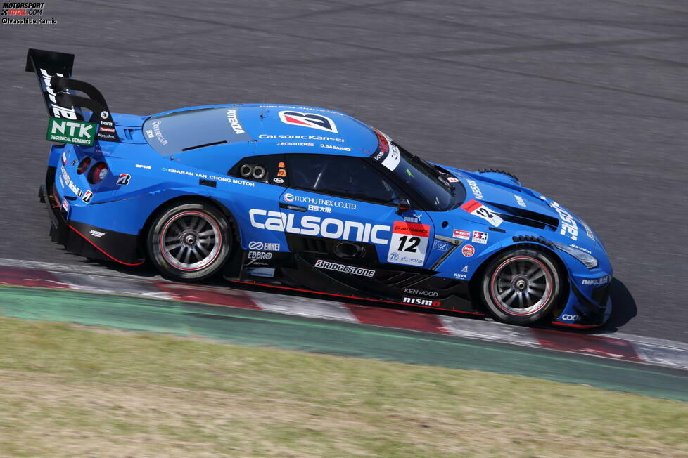 #12 Nissan GT-R (Impul) - Daiki Sasaki (JPN/28) & James Rossiter (GBR/36): Sasaki war 2012 japanischer Formel-3-Meister und holte drei Super-GT-Siege, Rossiter ist auch in Europa bekannt. Er war lange Honda-Formel-1-Tester und scheiterte 2012 bei Audis DTM-Fahrersichtung. Dafür wurde er in der Super GT dreimal Gesamt-Dritter.