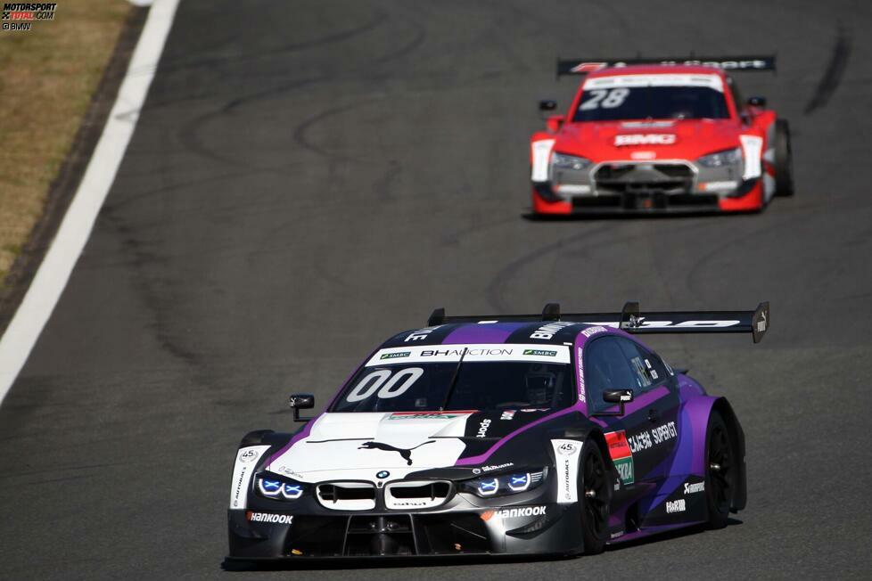 #00 BMW M4 (RBM) - Kamui Kobayashi (JPN/33): Der DTM-Quereinsteiger hat einiges vorzuweisen. In der Formel 1 brillierte er beim Toyota-Debüt 2009 als Ersatz für Timo Glock, ehe er mit Sauber 2012 zuhause in Suzuka Dritter wurde. Seit 2016 ist er Toyota-WEC-Werksfahrer und holte in Le Mans drei zweite Plätze. BMW leiht ihn sich aus.