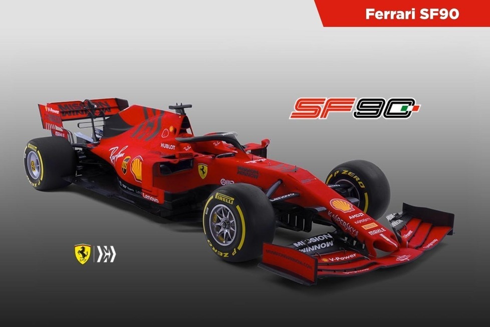 Ferrari hat den SF90 für die Formel-1-Saison 2019 präsentiert: Die schönsten Bilder des neuen Formel-1-Autos