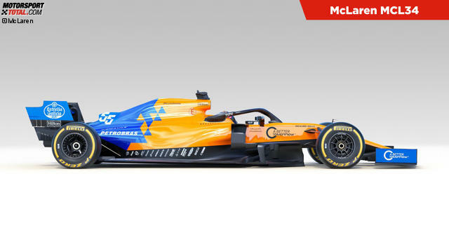 Der neue McLaren MCL34 besticht in Orange-Blau. Klick dich durch die besten Bilder ...