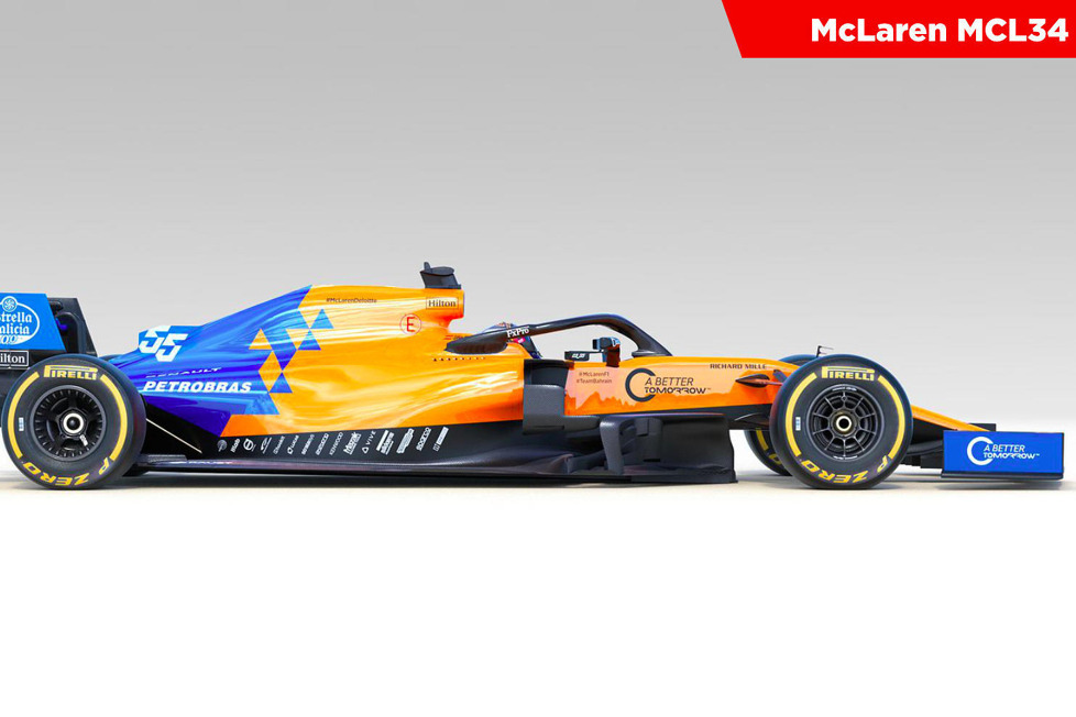 McLaren hat den MCL34 für die Formel-1-Saison 2019 präsentiert: Die schönsten Bilder des neuen Formel-1-Autos