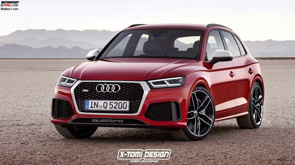 Zugegeben: Wir wissen noch nicht, ob es einen Audi RS Q5 geben wird. Logisch wäre es aber. Mercedes verkauft seinen bis zu 510 PS starken AMG GLC 63 gut und BMW kommt bald mit dem Power-Duo X3 M und X4 M ums Eck. Ein möglicher RS Q5 könnte den 450-PS-Biturbo-V6 aus RS 4/RS 5 übernehmen und in ca. 4 Sekunden auf 100 km/h beschleunigen.