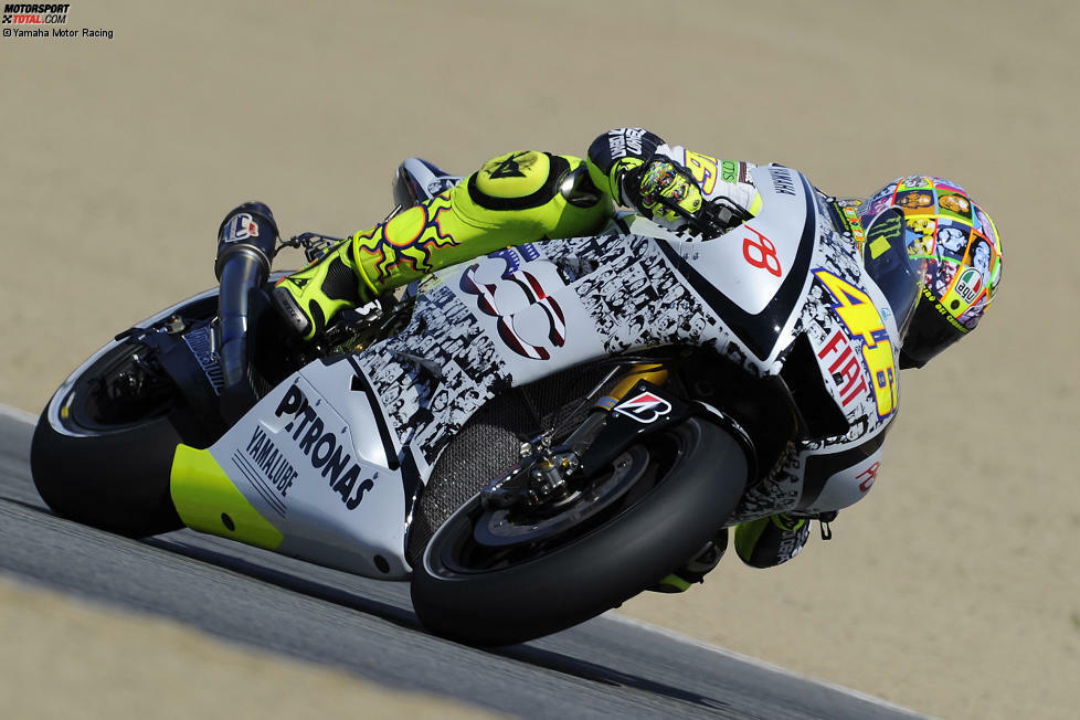 Die Tifosi bringen nicht das erhoffte Glück: Sie treiben den Italiener nur auf den dritten Rang in Laguna Seca, den vierten in Indy.