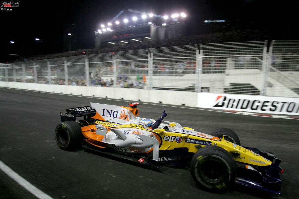 Fernando Alonso - Startplatz 15 (Singapur 2008)