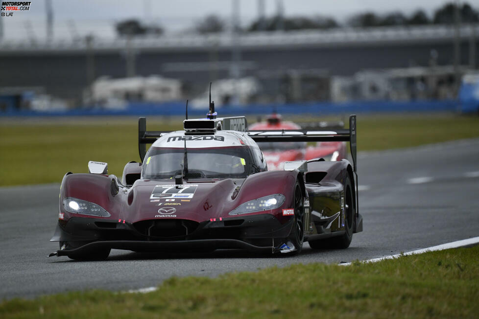 Überläufer, die Zweite: 2019 kehrt Bernhard noch einmal zum Team Joest zurück, das mittlerweile die Mazda RT24-P einsetzt. In Watkins Glen verpassen Bernhard, Tristan Nunez und Oliver Jarvis den Sieg nur knapp. Die Freude ist trotzdem riesig, denn die Teamkollegen holen den ersten Mazda-Gesamtsieg der IMSA überhaupt.