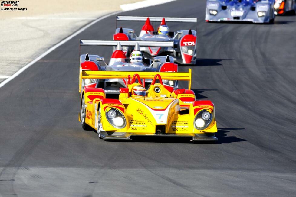 Ab 2007 führt dieses Programm in eine der wildesten Schlachten des amerikanischen Sportwagensports. Obwohl nominell ein LMP2, machen die ALMS-Regeln die kleinen Prototypen gesamtsiegfähig. Die wendigen Porsche liefern sich heftigste Duelle mit den mächtigen Audi R10 TDI. Bernhard gewinnt 2007 und 2008 die LMP2 nebst mehrerer Gesamtsiege.