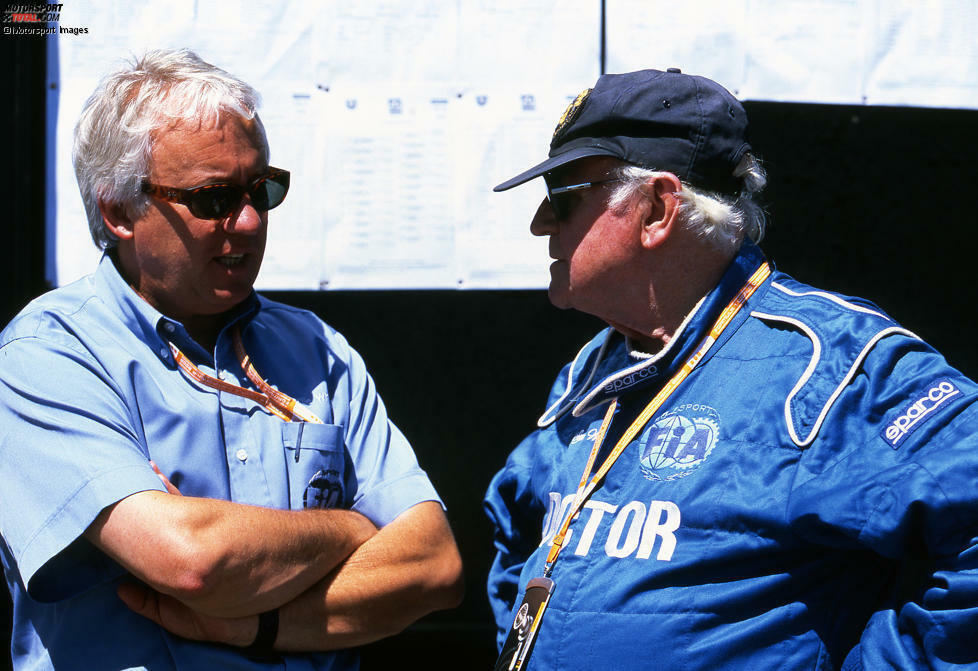 Kämpfer für mehr Sicherheit in der Formel 1: Charlie Whiting und der ebenfalls bereits verstorbene Arzt Sid Watkins.