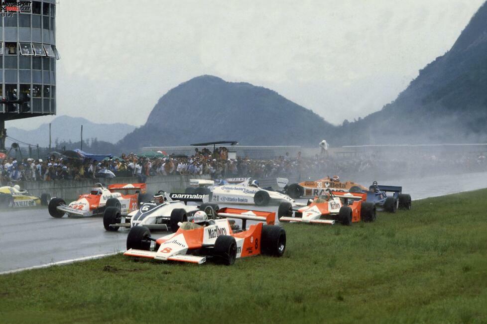 Platz 3: 1981 - Hector Rebaque (22,00 Prozent der Punkte von Nelson Piquet) - Auch zwei Jahre zuvor lässt der Brasilianer seinem Teamkollegen keine Chance. Auch der Mexikaner fällt einfach zu oft aus, sieht in 15 Rennen neunmal nicht die Zielflagge und verpasst dazu einmal die Qualifikation. Nach der Saison ist seine F1-Karriere vorbei.