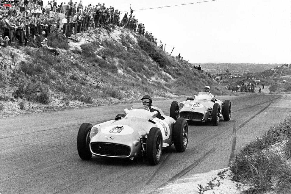 Mercedes (Juan Manuel Fangio/Stirling Moss/Piero Taruffi): 4 - Belgien 1955, Niederlande 1955, Großbritannien 1955, Italien 1955