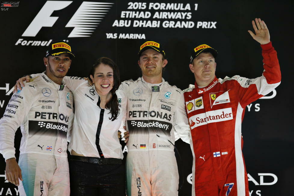 Mercedes (Lewis Hamilton/Nico Rosberg): 5 - USA 2015, Mexiko 2015, Brasilien 2015, Abu Dhabi 2015, Australien 2016