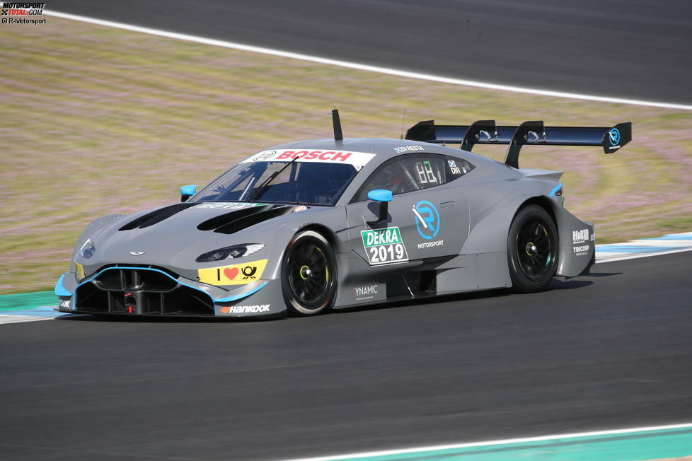 Die Lackierungen der vier Aston Martin Vantage DTM von R-Motorsport stehen aktuell noch nicht fest.