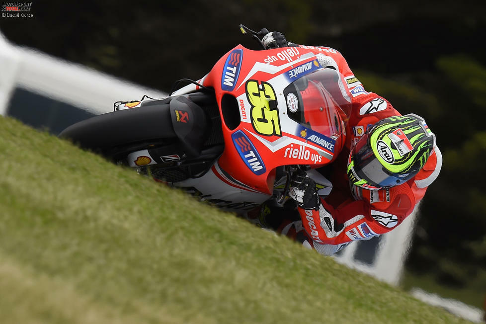 2014 (Desmosedici GP14) - Fahrer: Andrea Dovizioso, Cal Crutchlow, Michele Pirro (Test- und Ersatzfahrer) - Bilanz: 3 Podestplätze, 1 Pole, P3 in der Hersteller-WM