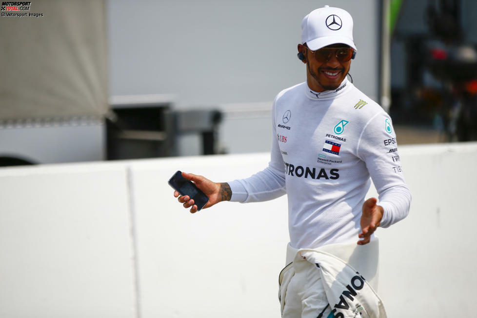 1,74 Meter: Lewis Hamilton (Großbritannien), Mercedes
