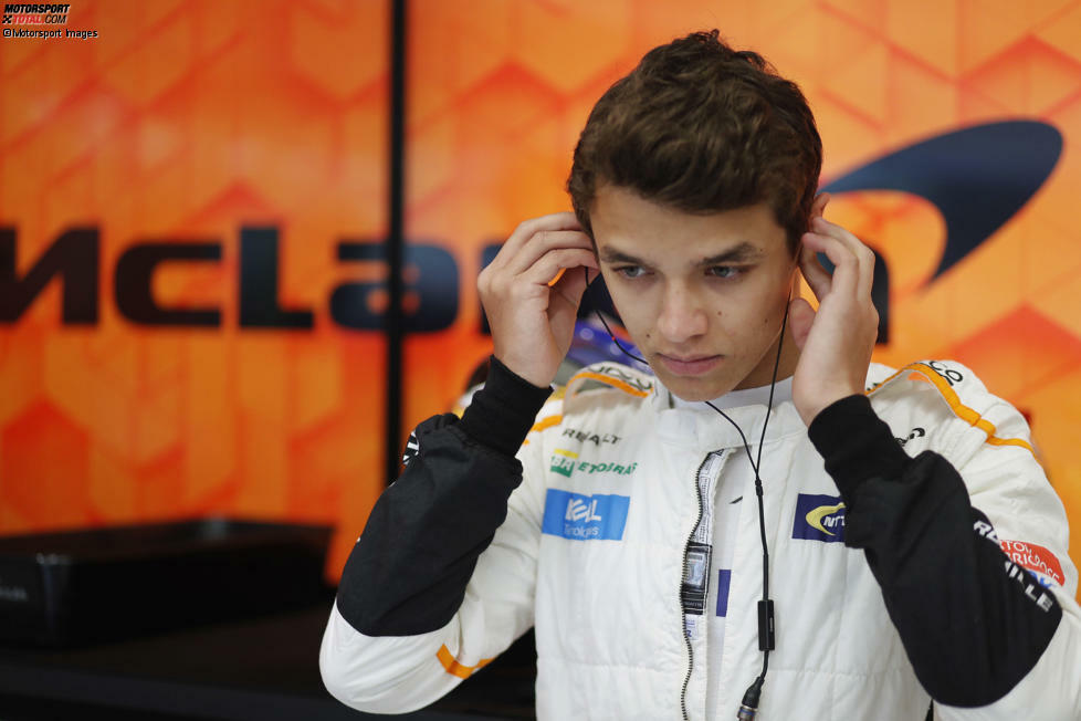 1,70 Meter: Lando Norris (Großbritannien), McLaren