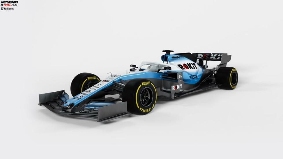 Es folgt Williams, die auf dem FW42 eine frische, neue Lackierung vorstellen.