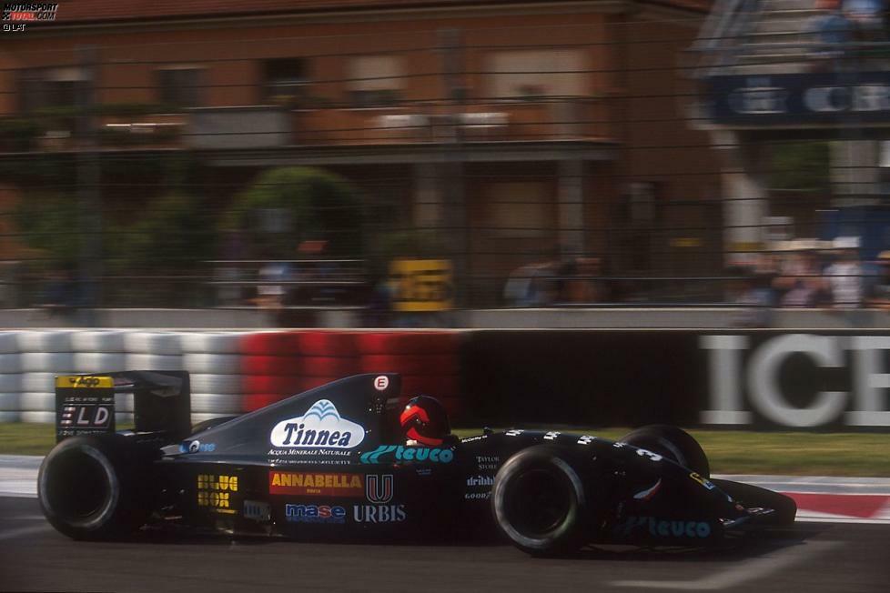 Andrea Moda (Andrea Moda): 1992 bringt der italienische Schuhdesigner Andrea Sassetti seine Marke in die Formel 1. Er übernimmt Coloni und meldet das Team als Andrea Moda. Es gelingt nur eine einzige Qualifikation. Ausgerechnet in Italien schiebt die FIA den Riegel vor: Kein Zutritt zum Fahrerlager, weil man nicht auf F1-Niveau performt.