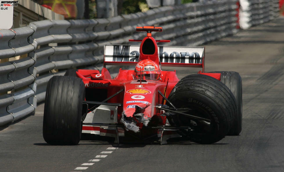 8 Siege: Ferrari von Italien 2003 bis Spanien 2004 - Zweimal Michael Schumacher, einmal Rubens Barrichello hießen die Sieger am Ende von 2003. In der folgenden Saison hieß der Sieger fünfmal Schumacher, bevor Juan-Pablo Montoya die Strähne im Tunnel von Monaco unterbrach. Danach siegte 