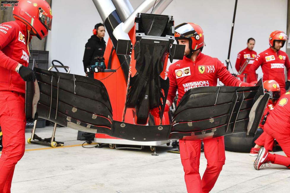 Ferrari SF90: Unterseite des Frontflügels