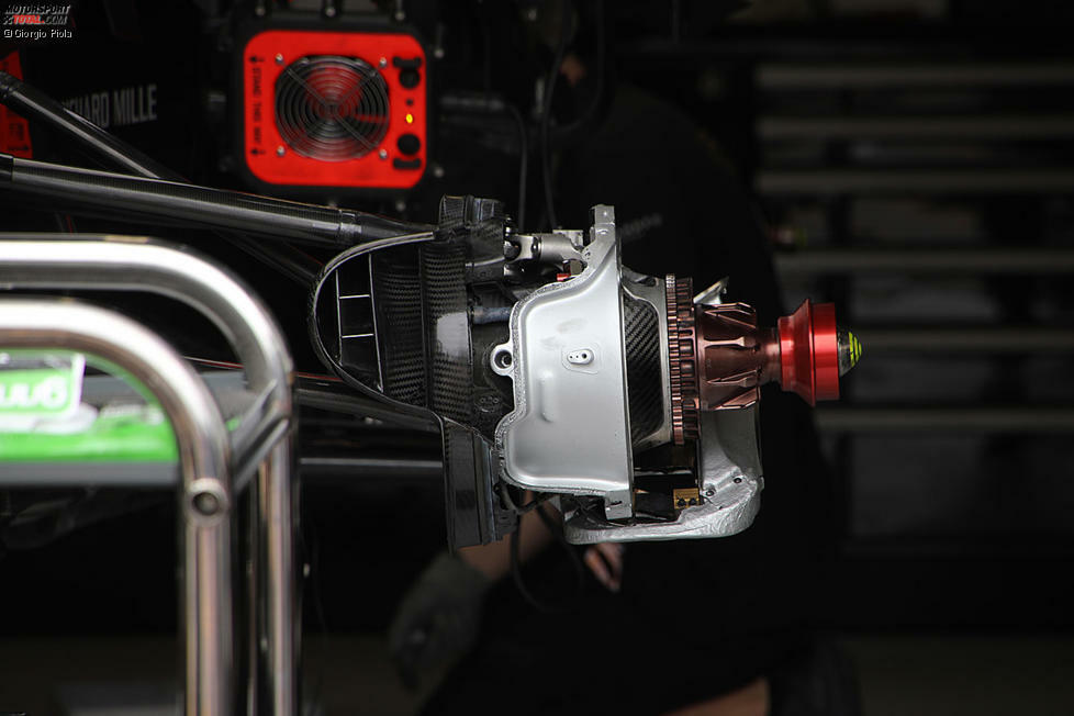 Haas VF-19: Vorderradaufhängung