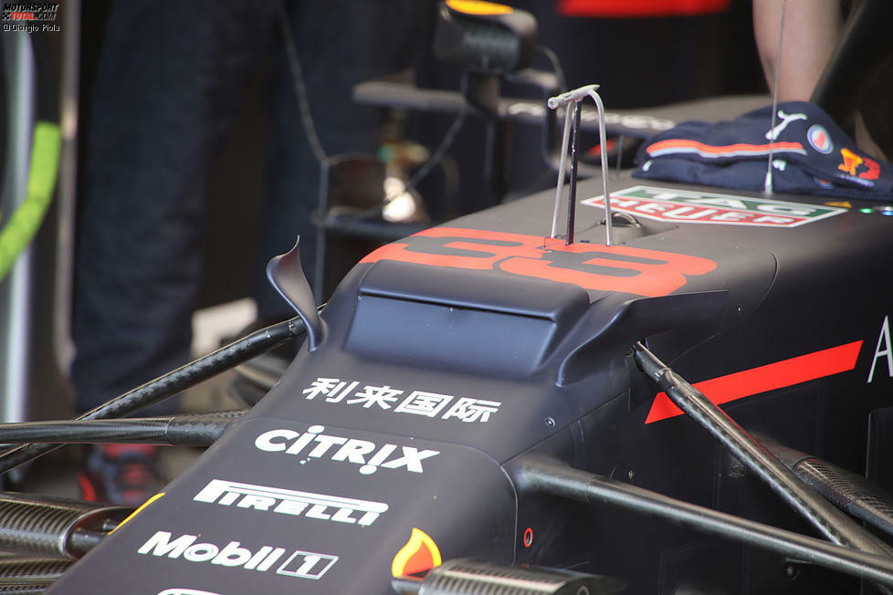 Red Bull RB15: Winglets am S-Schacht