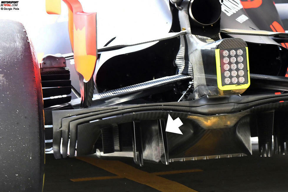 Red Bull RB15: Diffusor