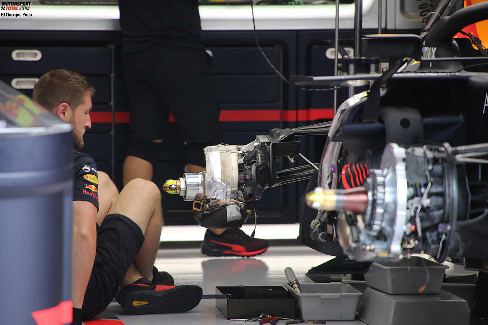 Red Bull RB15: Hinterradaufhängung