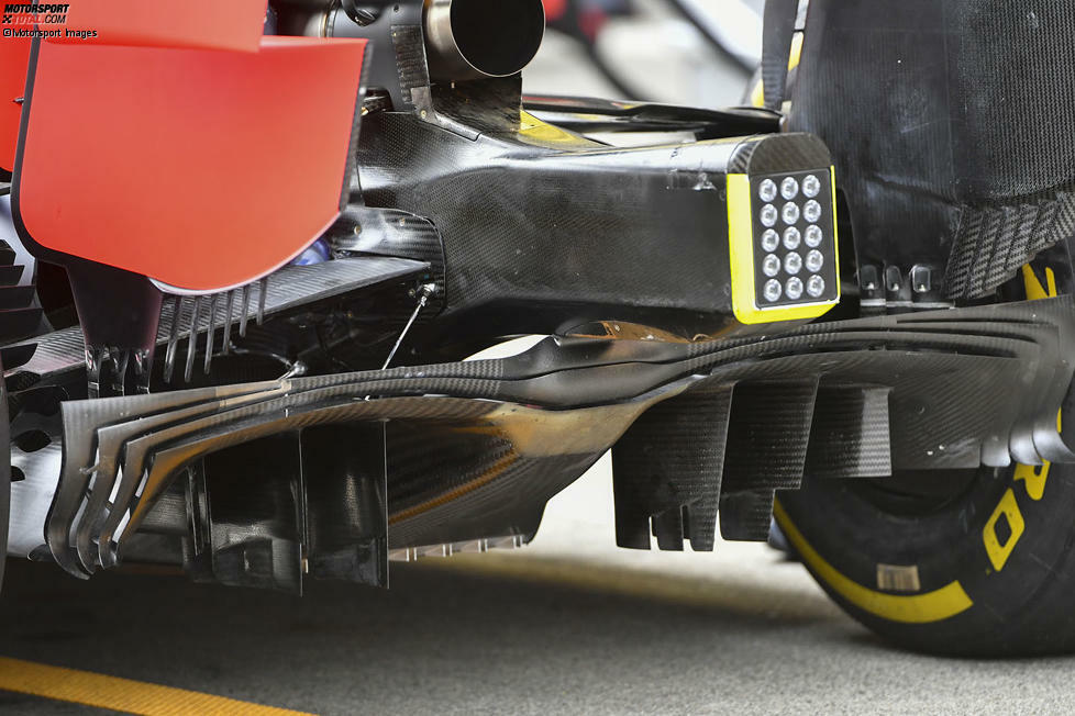 Red Bull RB15: Diffusor