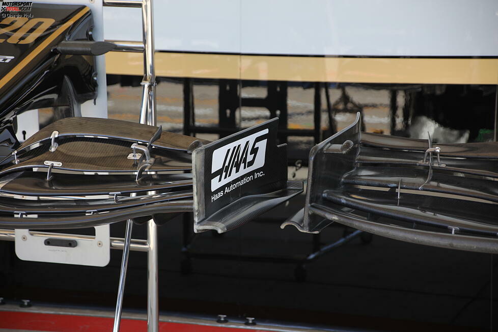 Haas VF-19: Vergleich der Frontflügel-Spezifikationen