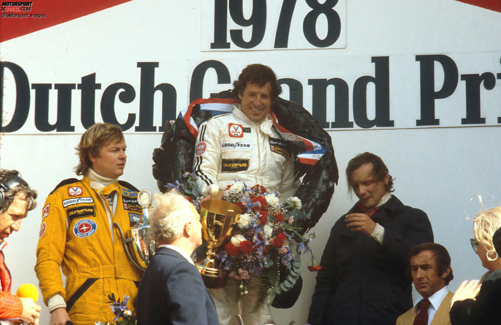Die dominanten Lotus siegen durch den späteren Weltmeister Mario Andretti und Ronnie Peterson 1978 gleich doppelt. Das Rennen selbst ist kein Knaller, bekommt durch die späteren Umstände aber Bedeutung: Es ist der letzte Formel-1-Sieg von Andretti und das letzte Podium von Peterson. Der Schwede stirbt beim nächsten Rennen in Monza.