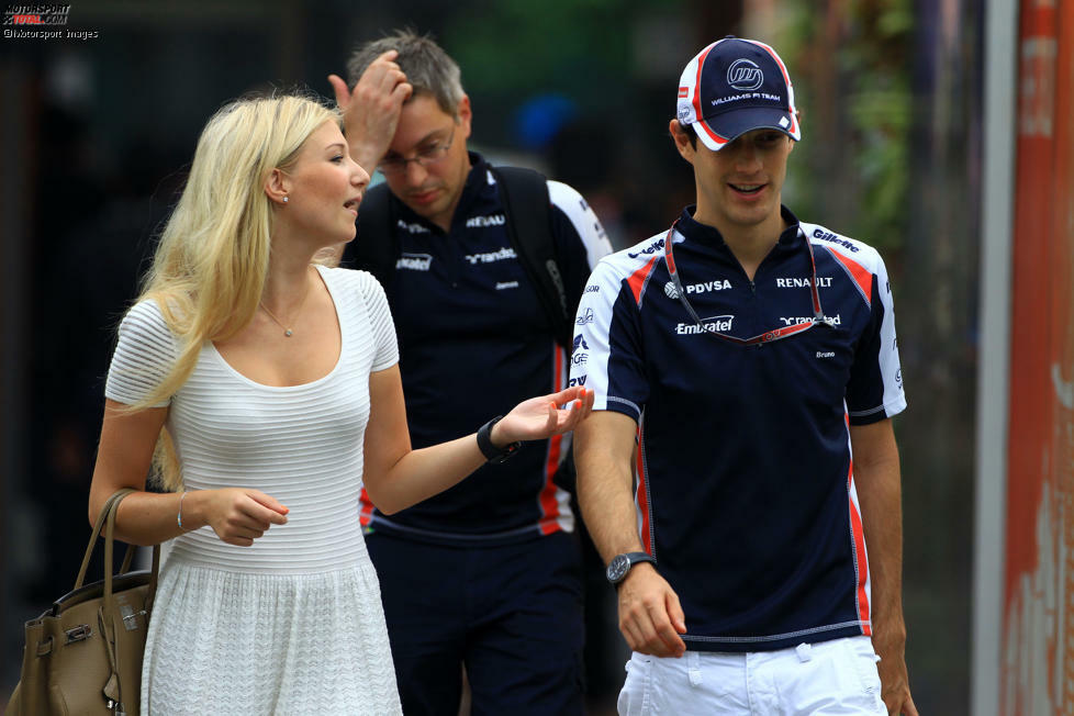 Zwischen 2011 und 2014 war Formel-1-Fahrer Bruno Senna mit Charlotte-Elisabeth Evans zusammen.