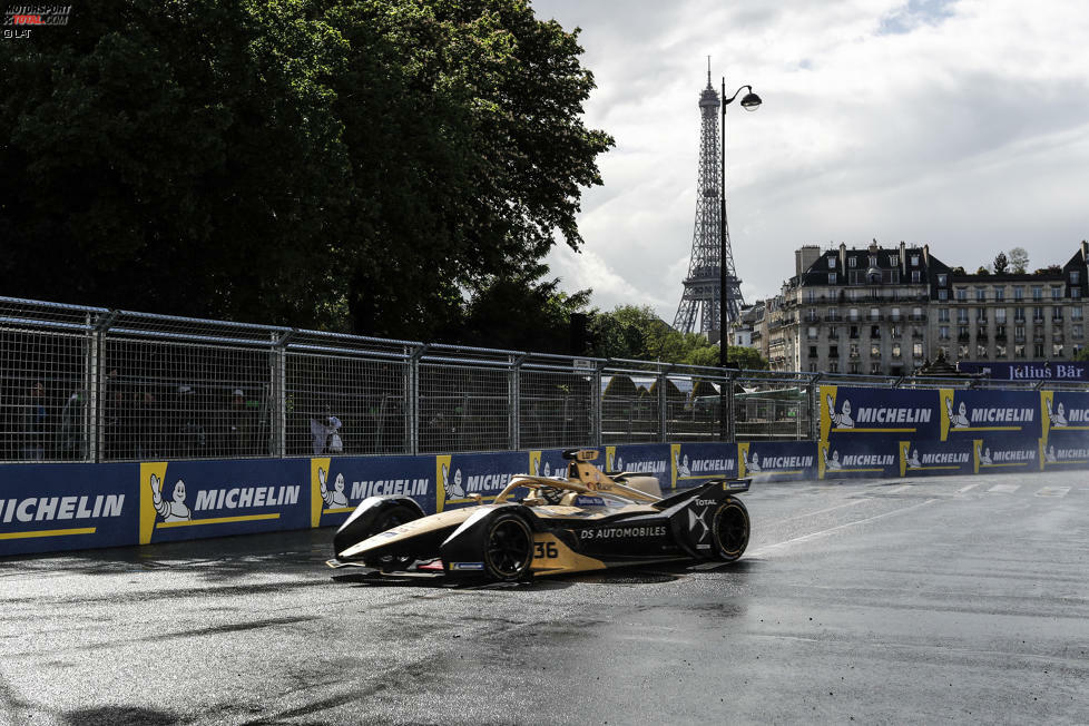 9. Paris/Frankreich (18. April 2020): Das Rennen um den Invalidendom gehört bereits zur Institution. Seit der zweiten Saison war man immer auf dem engen Kurs unweit des Eiffelturms unterwegs. 2019 machte das Rennen durch starke Unwetter und das erste Regenrennen der Formel E auf sich aufmerksam.