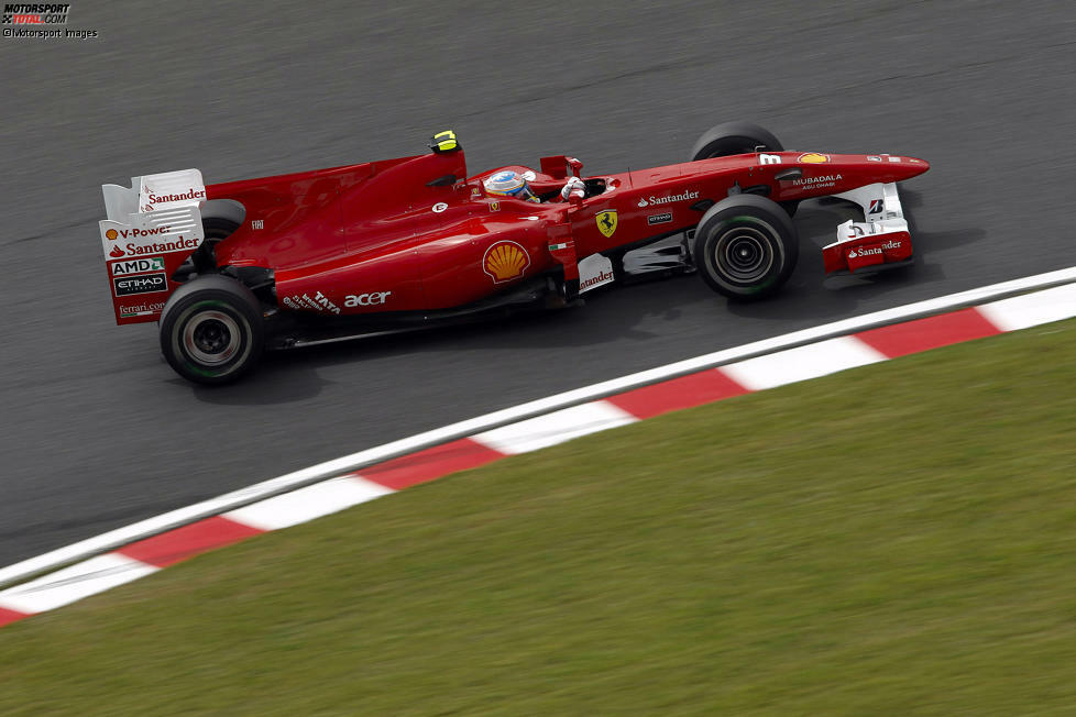 2010: Ferrari F10; Fahrer: Fernando Alonso, Felipe Massa