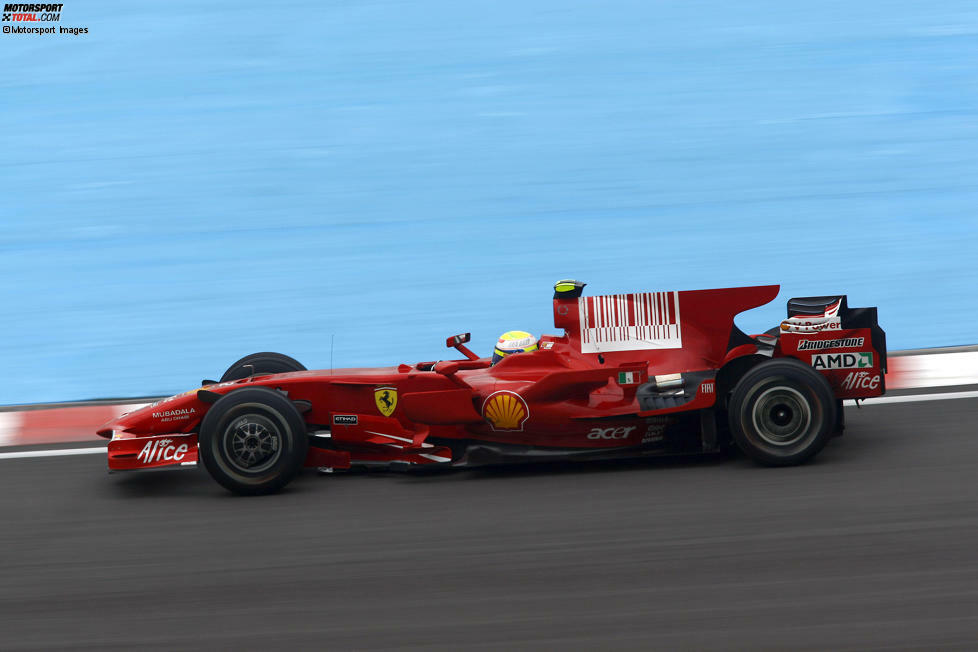 2008: Ferrari F2008; Fahrer: Felipe Massa, Kimi Räikkönen