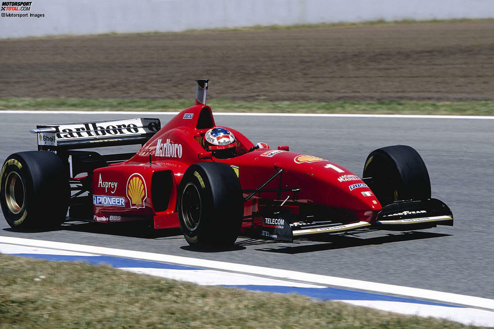 1996: Ferrari F310; Fahrer: Eddie Irvine, Michael Schumacher