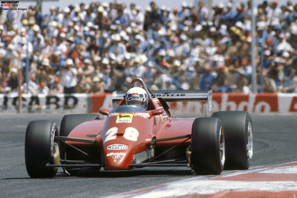 1982: Ferrari 126C2; Fahrer: Mario Andretti, Didier Pironi, Patrick Tambay, Gilles Villeneuve