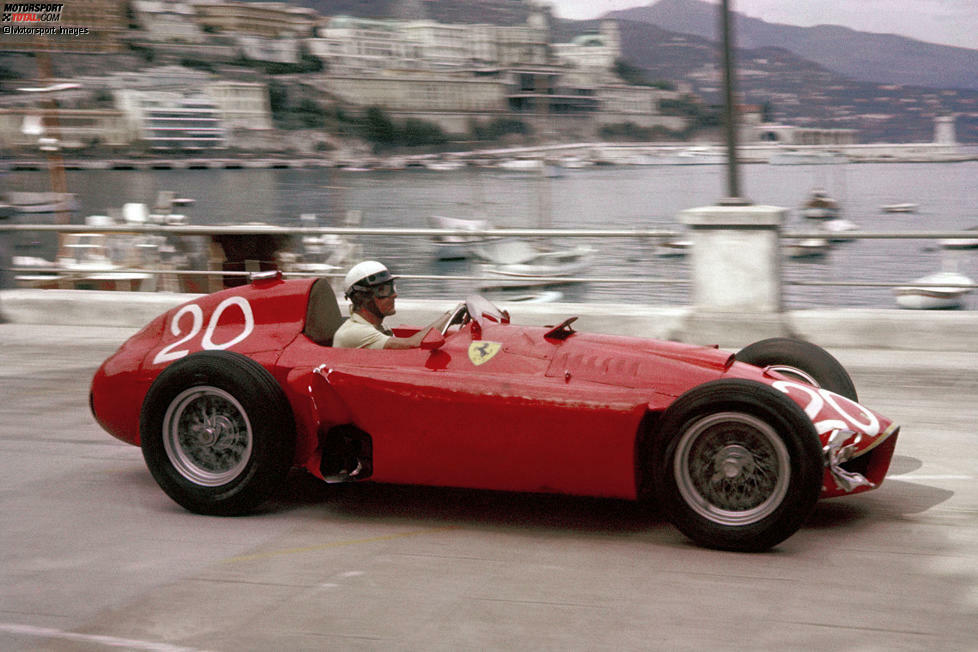 1956-1957: Lancia-Ferrari D50; Fahrer: Eugenio Castellotti, Peter Collins, Alfonso de Portago, Juan Manuel Fangio, Paul Frère, Olivier Gendebien, Mike Hawthorn, Luigi Musso, André Pilette, Wolfgang von Trips