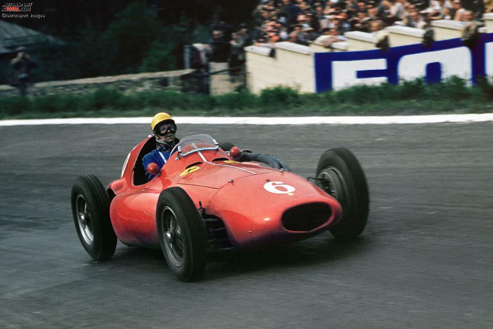 1955-1956: Ferrari 555 Supersqualo; Fahrer: Eugenio Castellotti, Peter Collins, Giuseppe Farina, Paul Frère, Olivier Gendebien, Mike Hawthorn, Umberto Maglioli, Harry Schell, Piero Taruffi, Maurice Trintignant