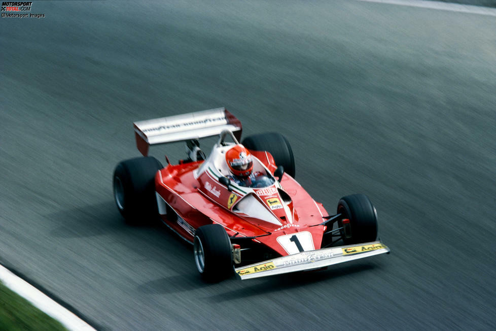 1976-1978: Ferrari 312T2; Fahrer: Niki Lauda, Clay Regazzoni, Carlos Reutemann, Gilles Villeneuve