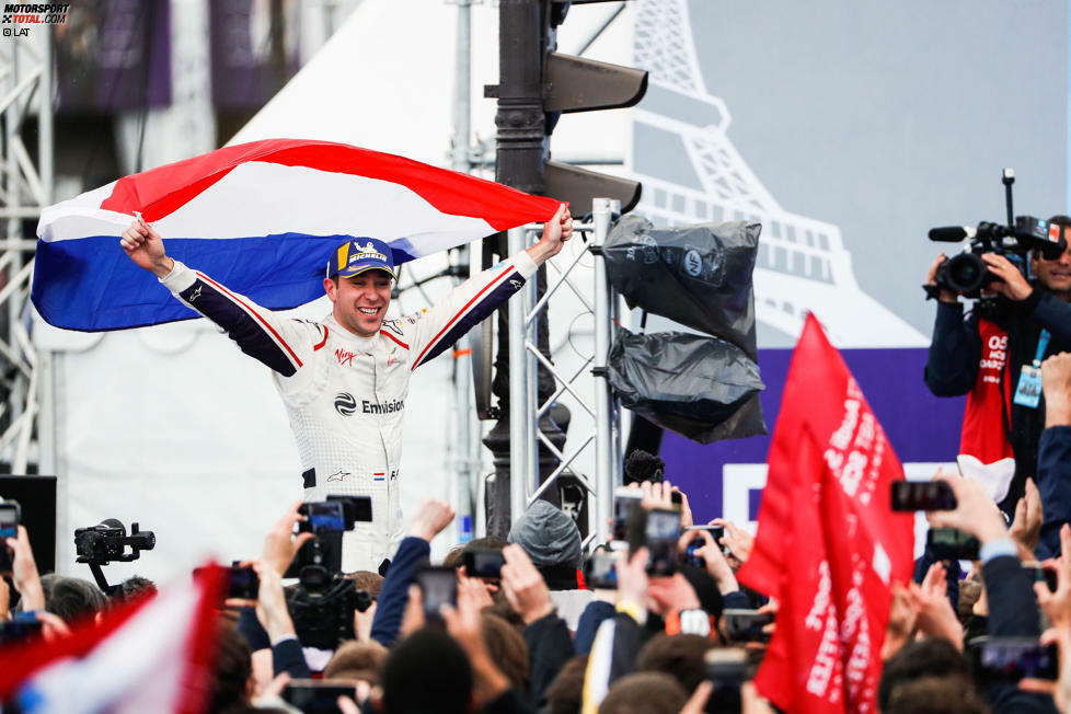 8. Paris: Robin Frijns (Virgin) - Regen, Hagel, Unfälle: Das Rennen in Paris hatte alles zu bieten. Bei teilweise widrigen Bedingungen behielt Frijns die Nerven. Andre Lotterer blieb erneut nur Rang zwei. Mit Virgin gewann zumindest ein Team erstmals ein zweites Rennen.