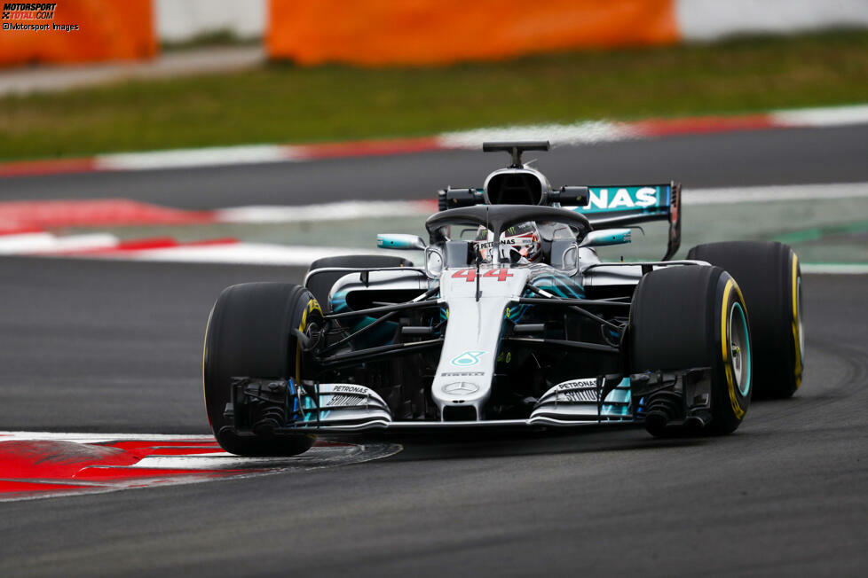 2018: Mercedes W09
WM-Ergebnis: 1. mit 408 Punkten, 11 Siege