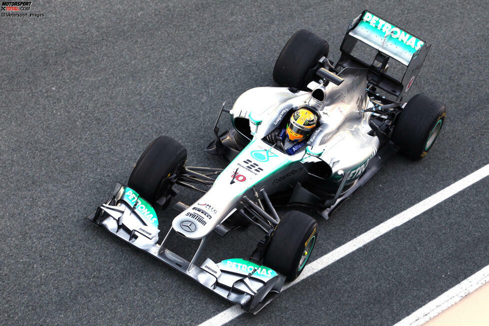 2013: Mercedes W04
WM-Ergebnis: 4. mit 189 Punkten, 1 Sieg