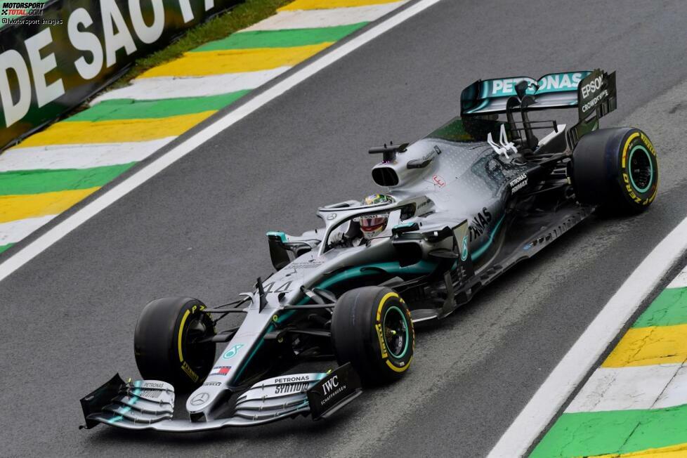 2019: Mercedes W10
WM-Ergebnis: 1. mit 413 Punkten, 11 Siege