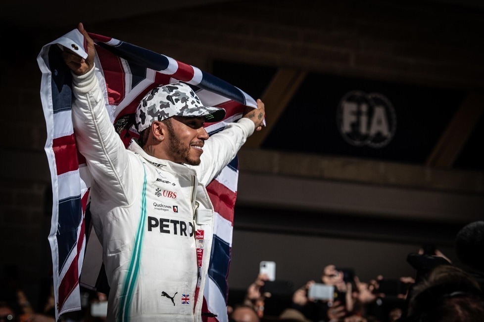 Lewis Hamilton hat sich in Austin vorzeitig zum sechsten Mal zum Formel-1-Weltmeister gekrönt - Wir blicken auf die schönsten Fotos seiner WM-Party