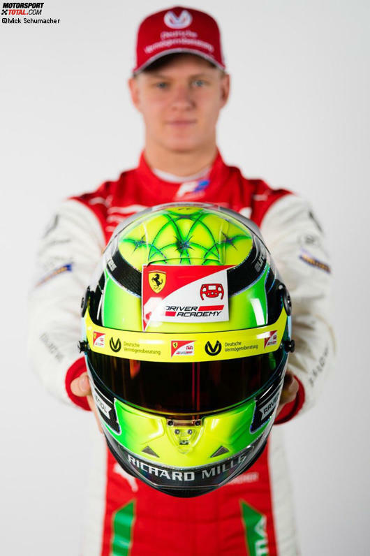 Helm von Mick Schumacher