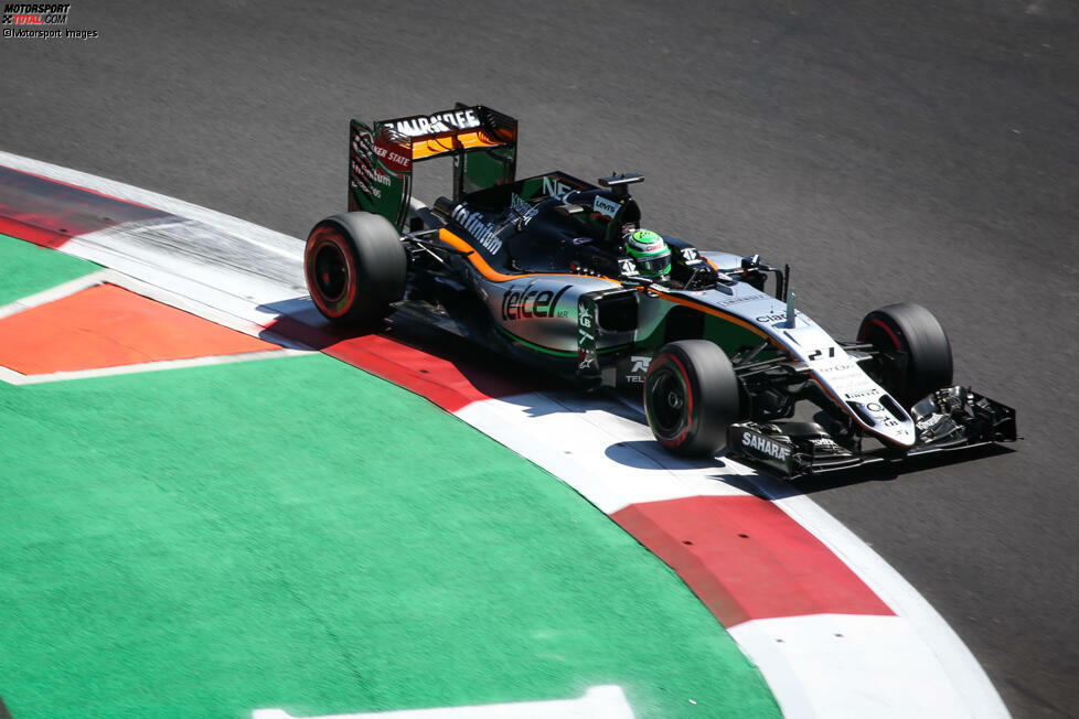 2016: Force-India-Mercedes VJM09
WM-Ergebnis: 9. mit 72 Punkten