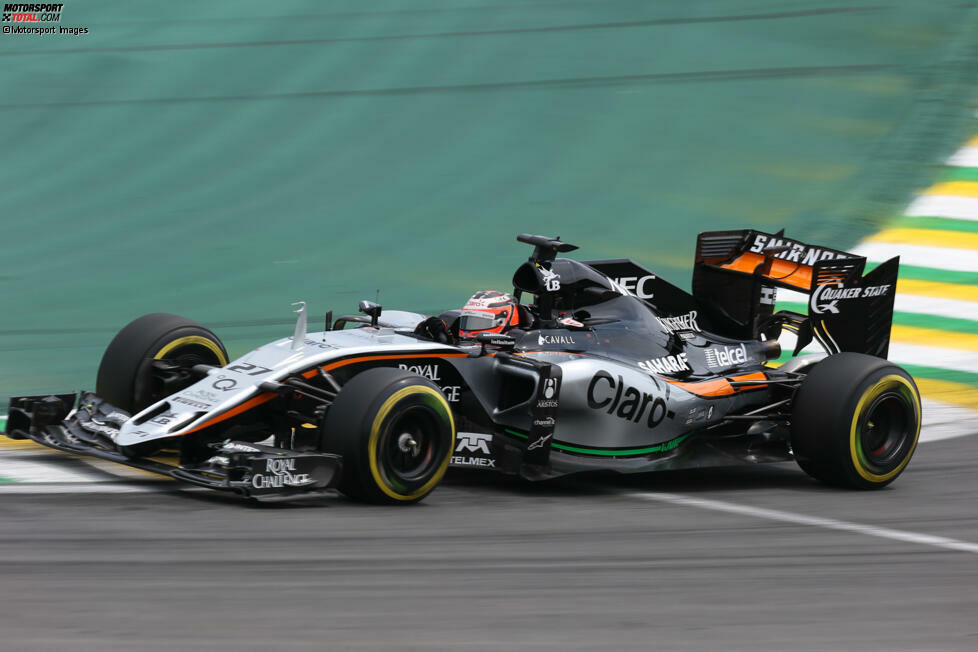 2015: Force-India-Mercedes VJM08
WM-Ergebnis: 10. mit 58 Punkten